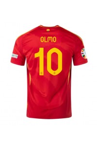 Spanje Dani Olmo #10 Voetbaltruitje Thuis tenue EK 2024 Korte Mouw